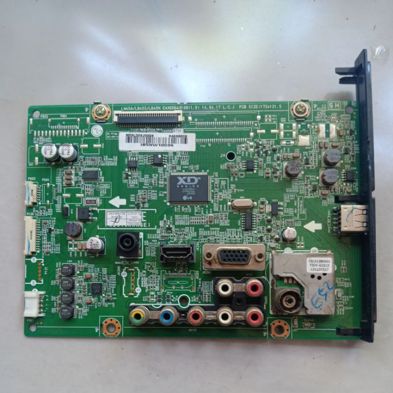 mb tv led lg 24lf450a 24lf450 mainboard tv led mesin tv 24inch