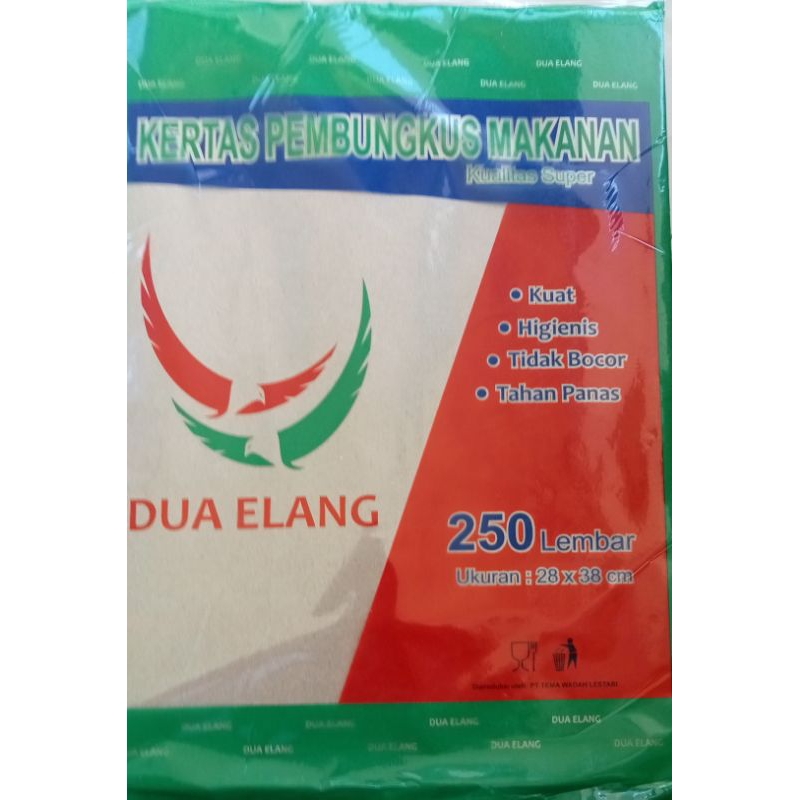 

KERTAS NASI /KERTAS PEMBUNGKUS ISI 250 lembar