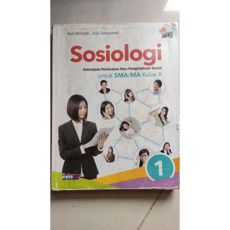 Buku Sosiologi kelas X 10 XI 11 Erlangga Kun Maryati