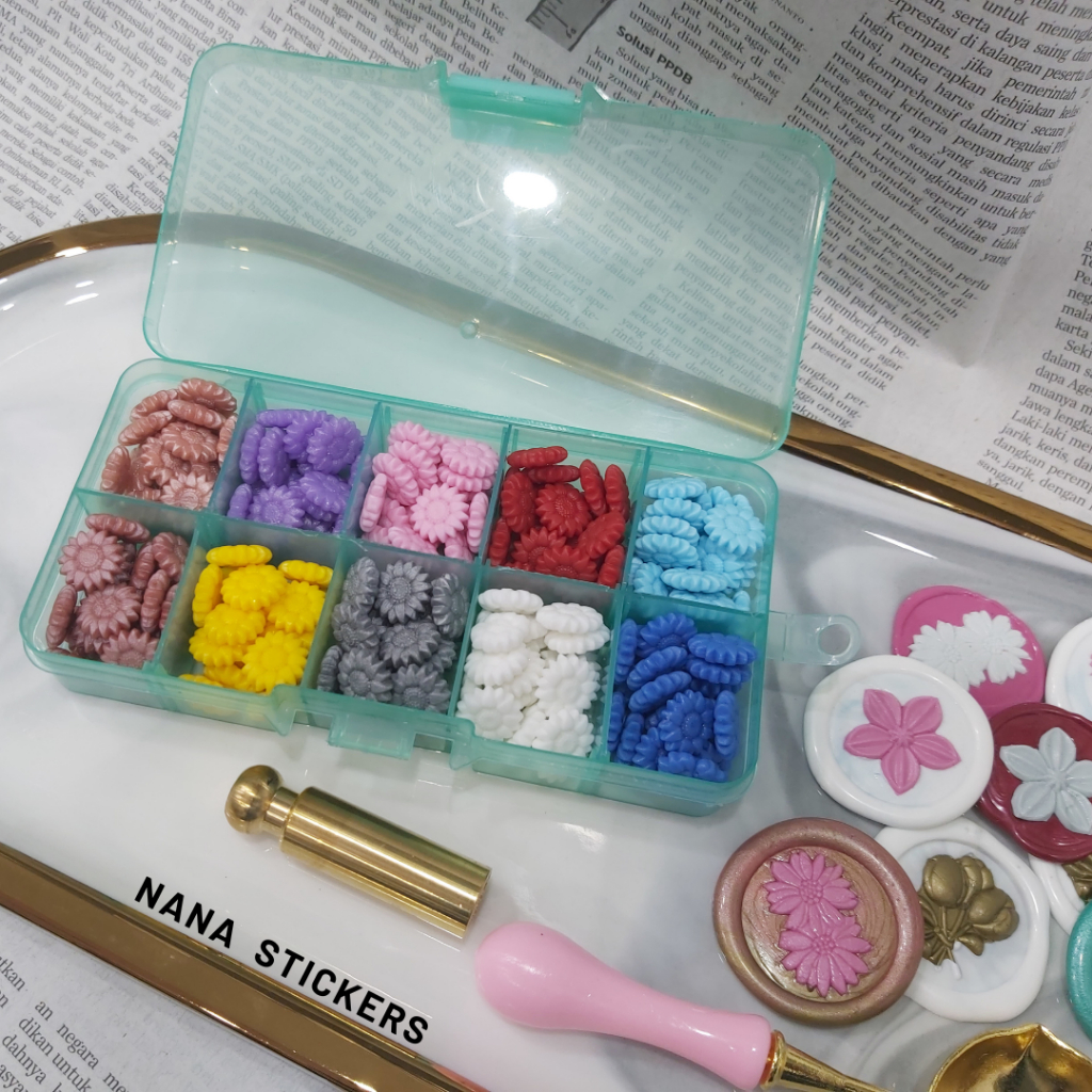 

Seal Wax Beads in the box total isi 200 pcs