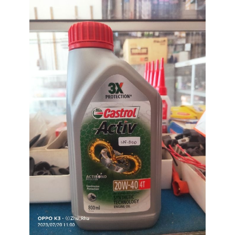 OLI CASTROL ACTIV 4T 0,8 L 100% ORIGINAL