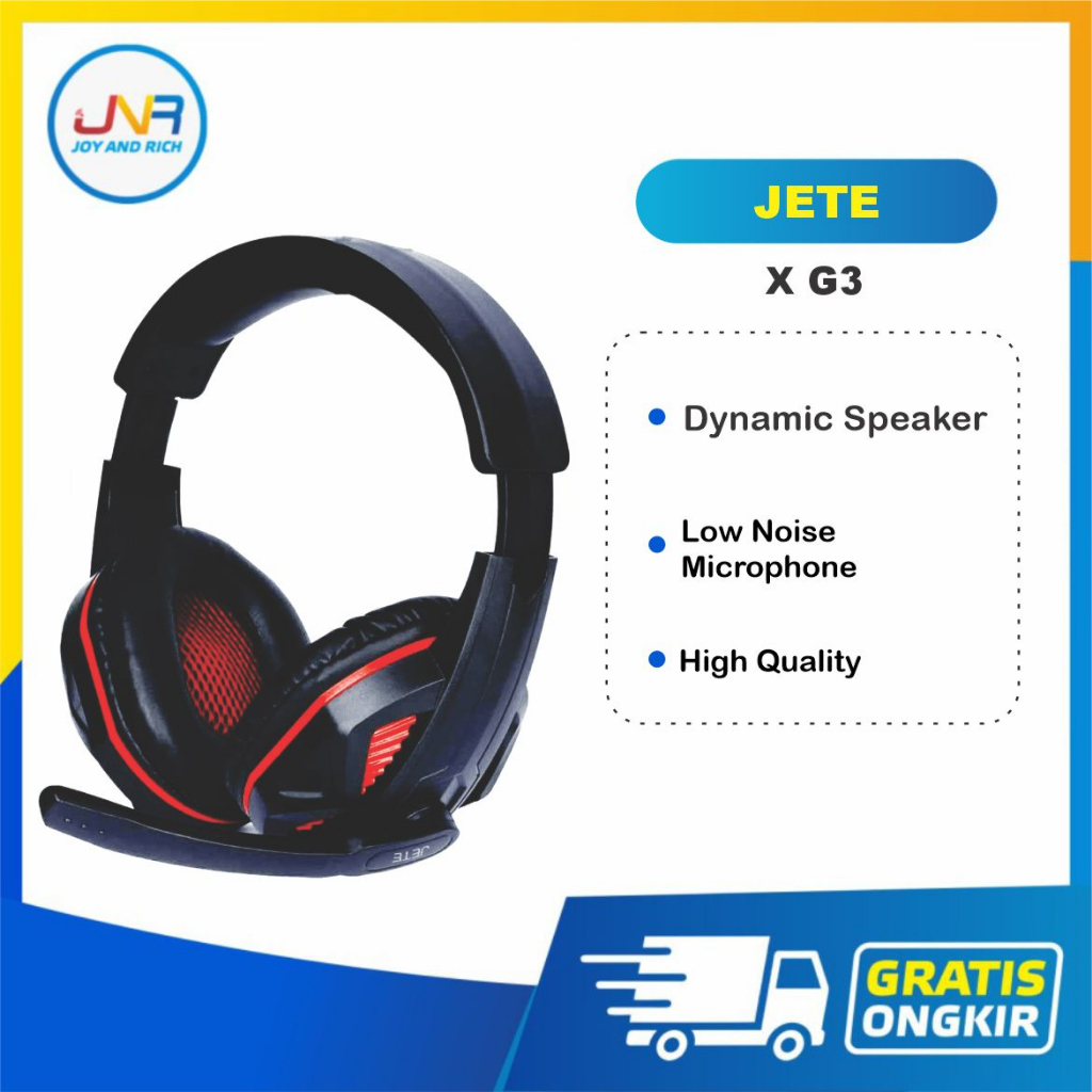 Handsfree Jete Gaming G3 Garansi Resmi