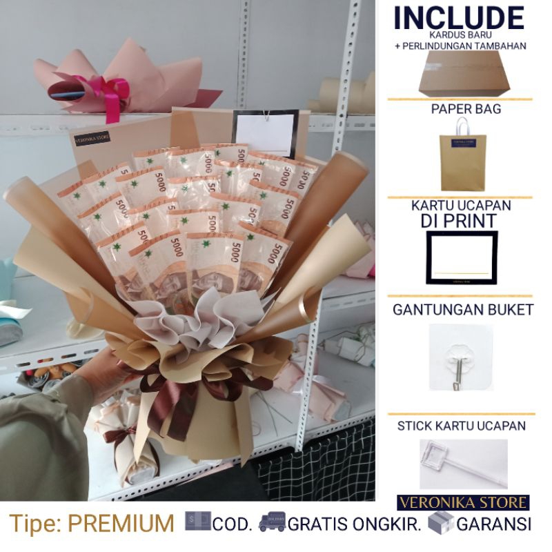 BUKET UANG HALAL NON RIBA – VALUA - BUCKET UANG  - MONEY BOUQUET ULANG TAHUN - BUKET JAJANAN BUKET W