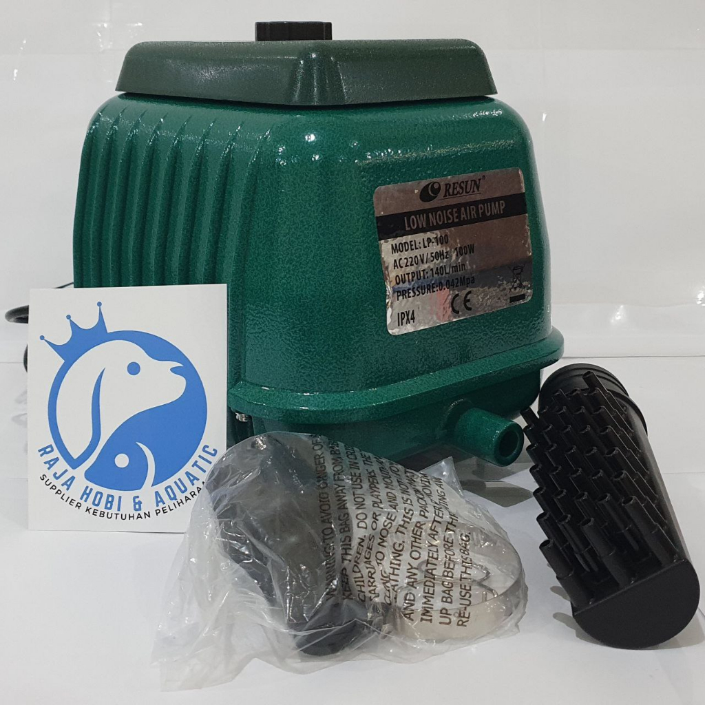 BLOWER IPAL MBG RESUN LP 100 SNI POMPA IPAL RESUN LP100 POMPA UDARA AERATOR AIR PUMP AKUARIUM AQUARI