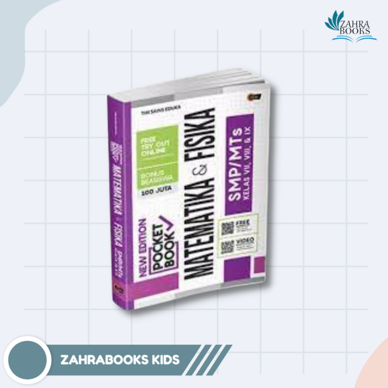 BUKU NEW EDITION POCKET BOOK MATEMATIKA & FISIKA SMP/MTS KELAS VII, VIII, & IX - CMEDIA
