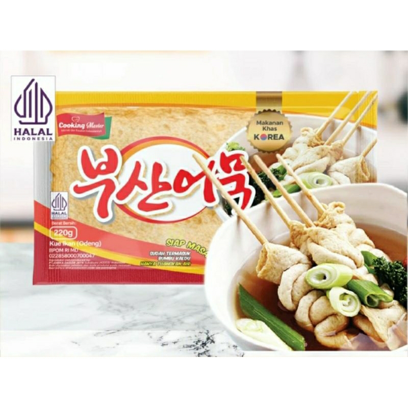 

✔MURAH Busan Eomuk Instan + Bumbu 200gr / Odeng Eomuk / Korea Fish Cake