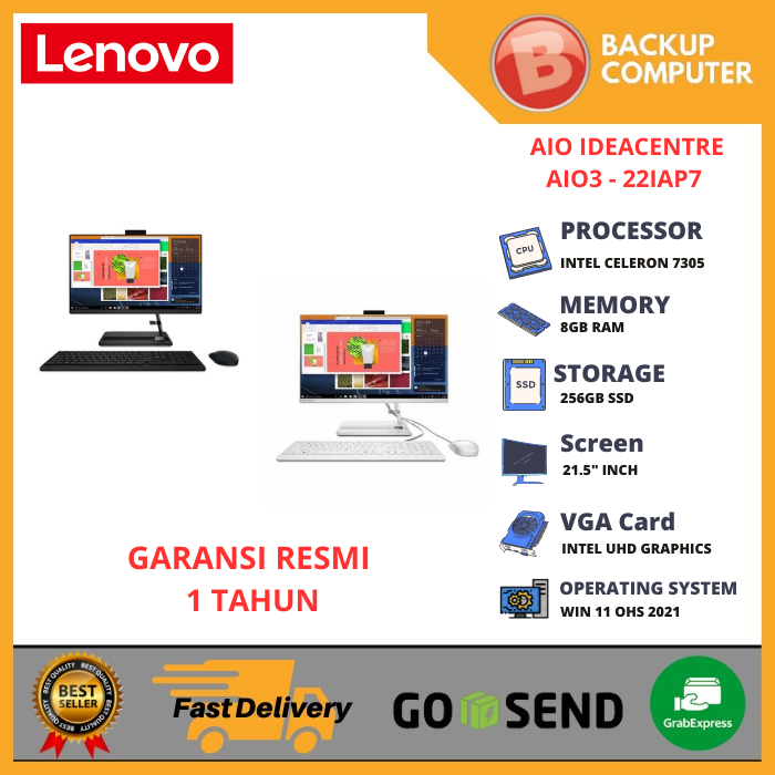 LENOVO AIO 3 22IAP7 - F0GG001FID INTEL CELERON 7305 5C