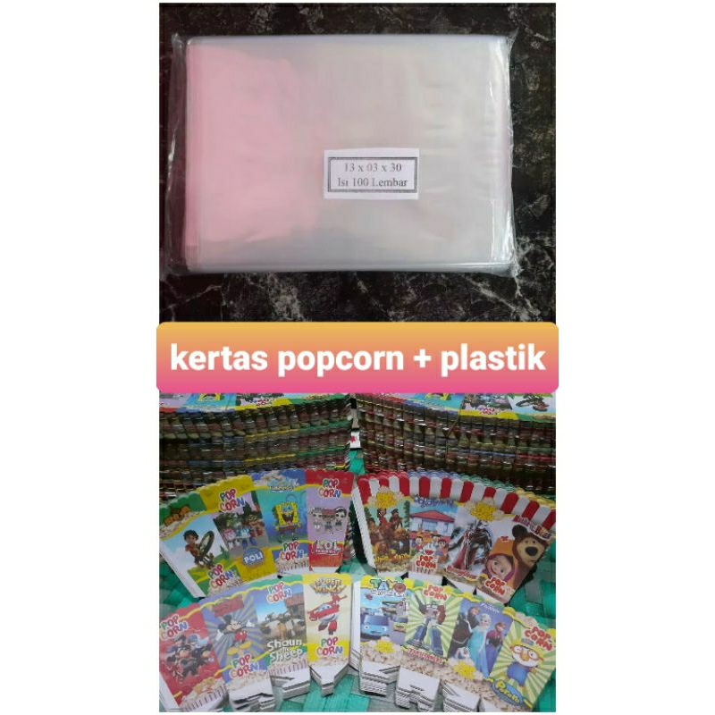 

bungkus popcorn+plastik