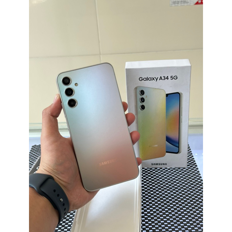 SAMSUNG A34 8/256GB 5G SECOND GARANSI RESMI