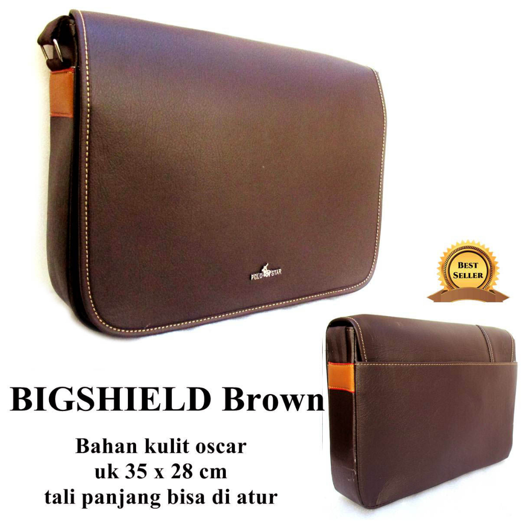 Tas Pria selempang Kulit  Oscar Jumbo Crossbody