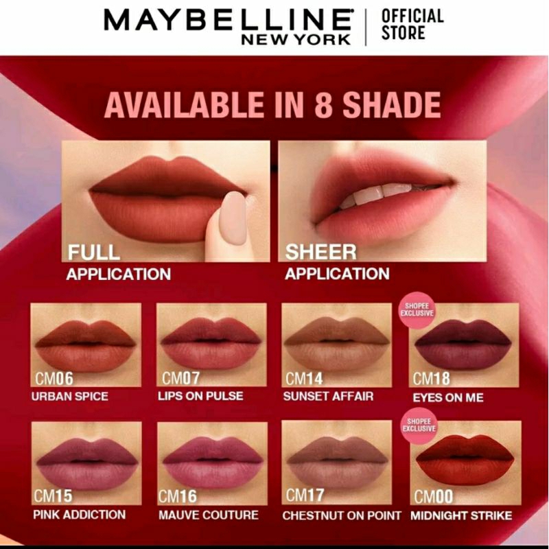 Maybelline Cushion Matte adalah Lip Cream