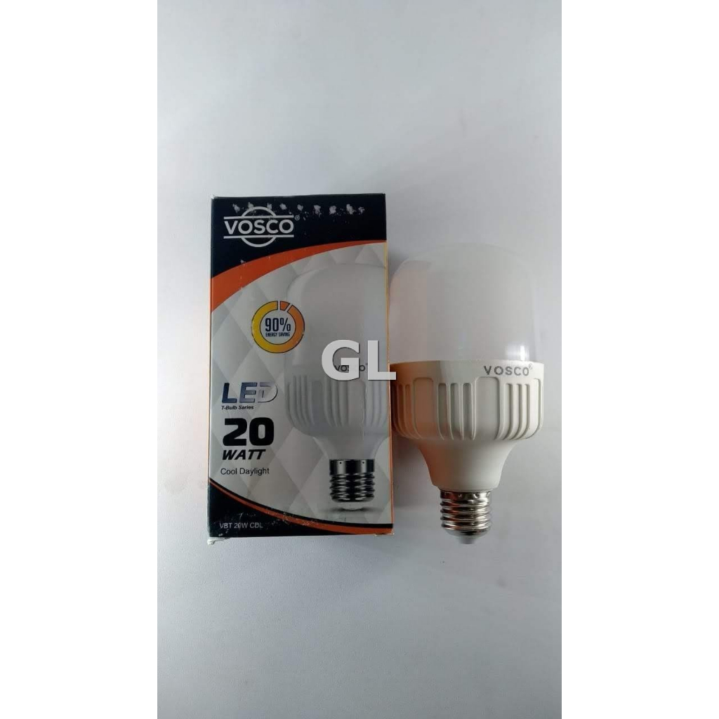 Bohlam LED Vosco 20 w ( PUTIH ) PROMO POTONGAN HARGA