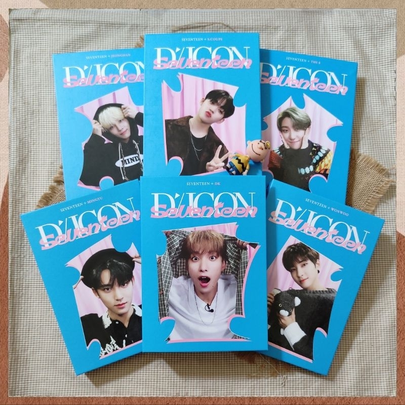 [ READY ] SEVENTEEN - DICON 102 BINDER + PHOTOBOOK OFFICIAL DK WONWOO THE8 SCOUPS JEONGHAN MINGYU