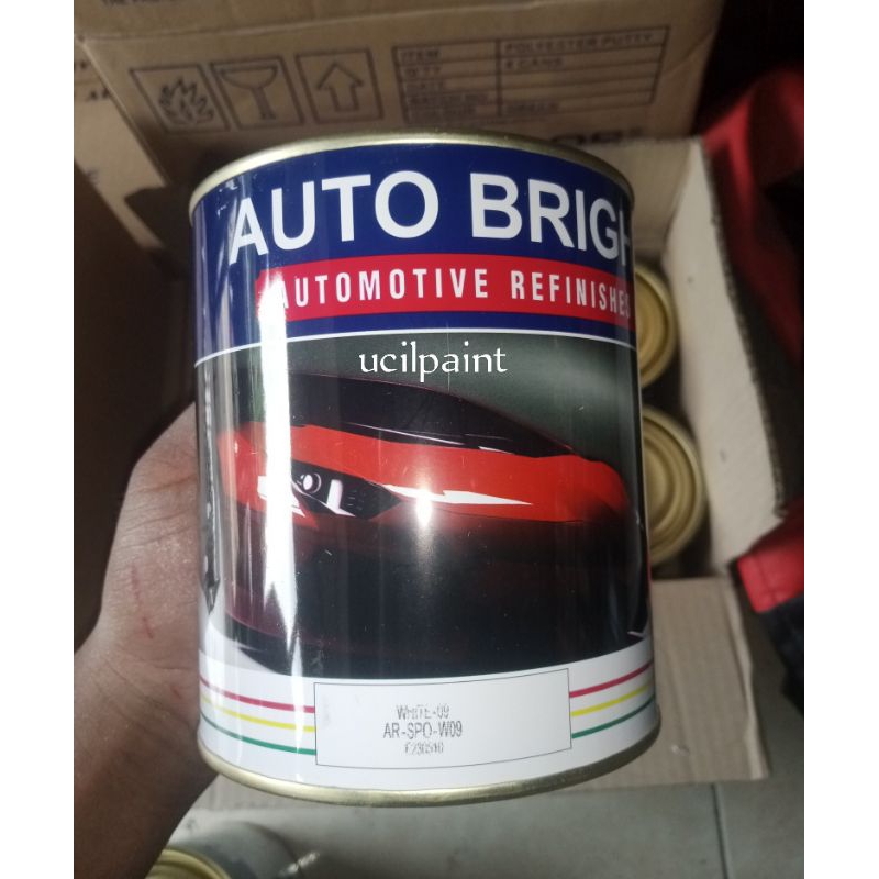 Cat PU White W09 AR-SPO-W09 Autobright 1kg Putih Avanza Original