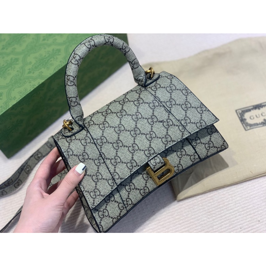 Balrnciag Co branded Hourglass Bag 593546