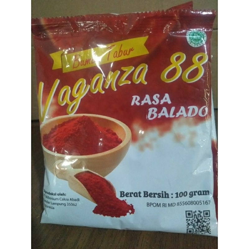 

BUMBU TABUR/BUMBU INSTAN/BUMBU MASAK balado 100 gram