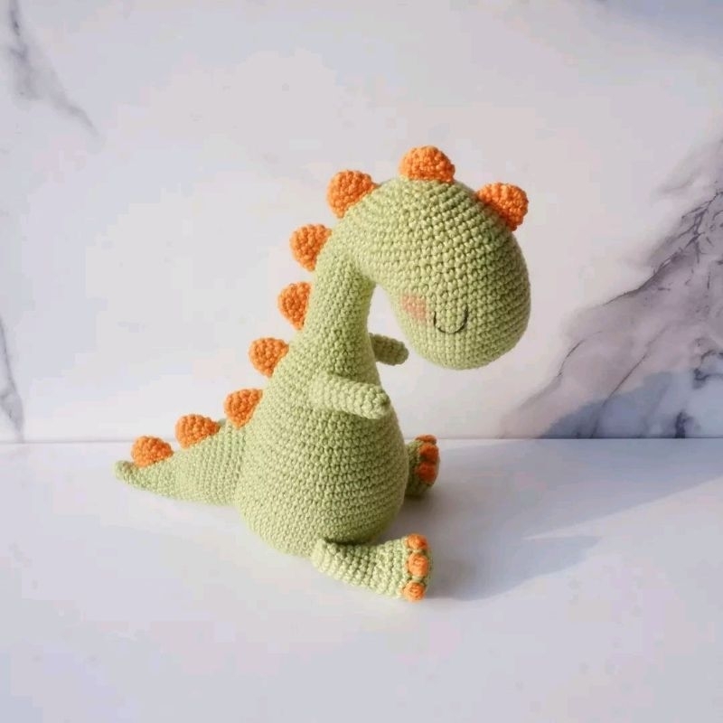 

Green Dino + postcard set PO