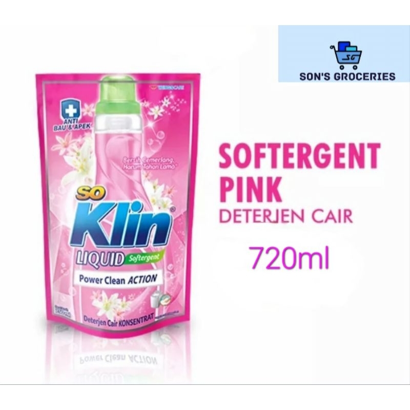 Soklin Softergent Pink 720 Ml