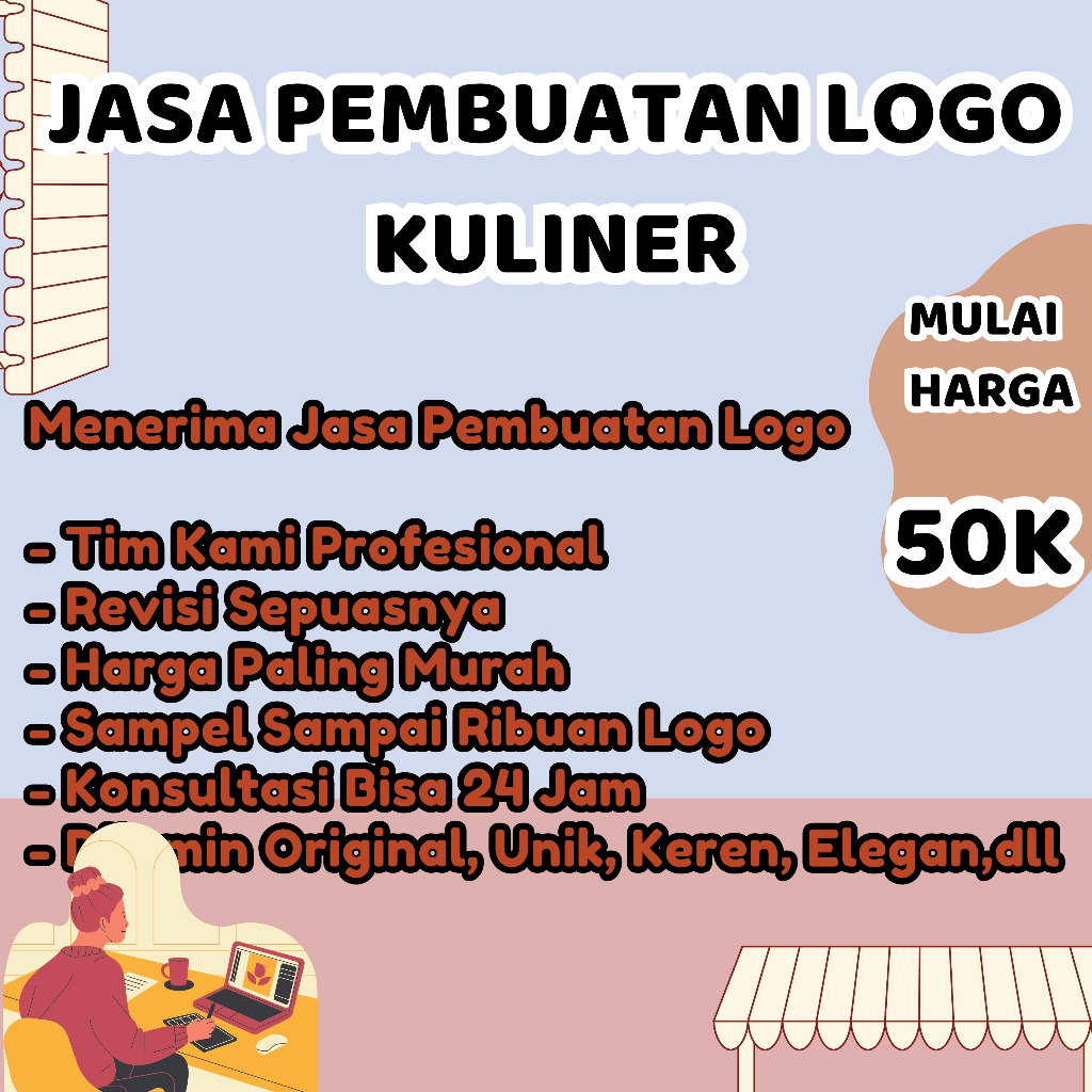 Jasa Pembuatan Logo Warung Makan, Jasa Pembuatan Logo Instansi, Jasa Pembuatan Logo Organisasi, Jasa