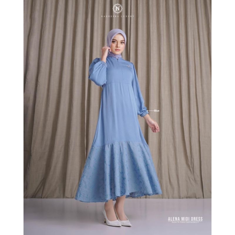 Midi dress terbaru nadheera ALENA MIDI DRESS By Nadheera Luxury