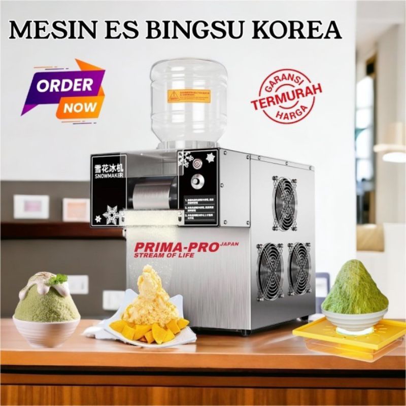 

Mesin es Bingsu korea 750wat Snow maker bingsu