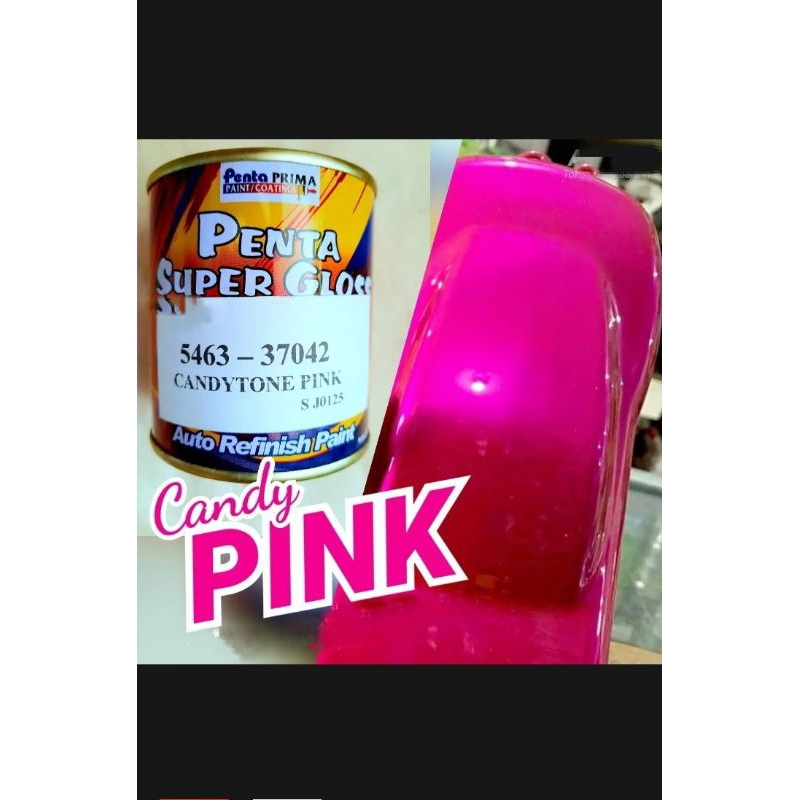 Cat CandyTone Pink (Merah Muda )Penta Super Gloss 5463 - 37042 Candy Tone Pink 1kg