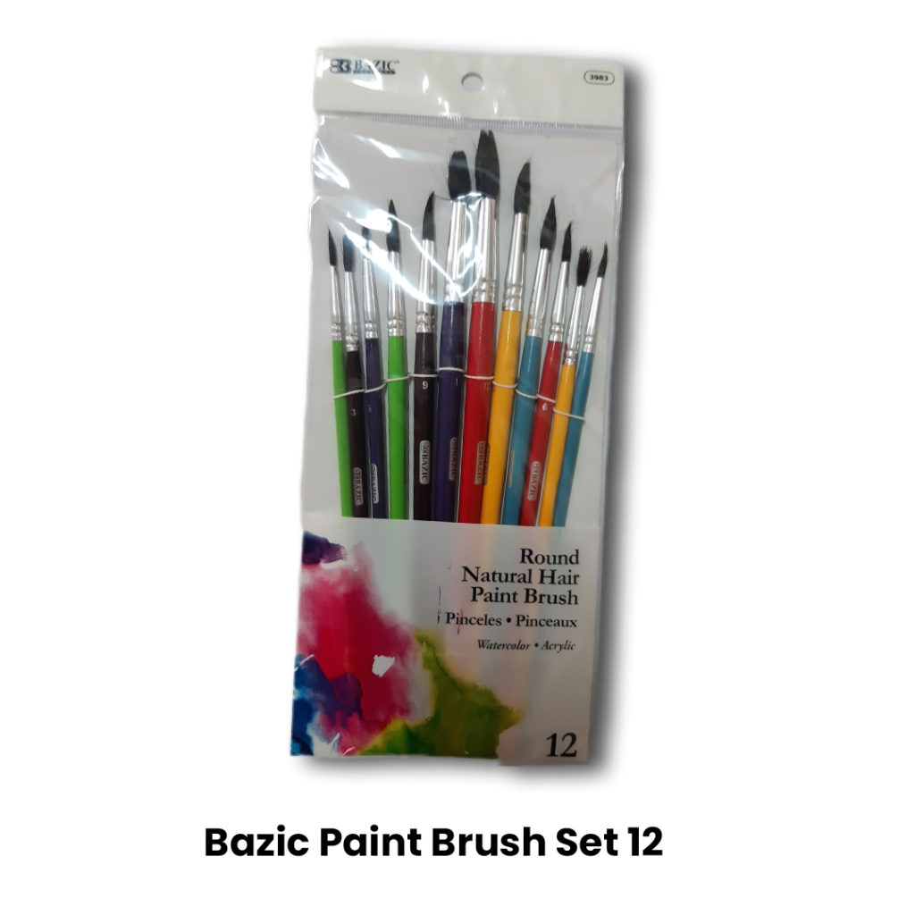 

Kuas Lukis Cat Air Watercolor Brush Set isi 12 pcs