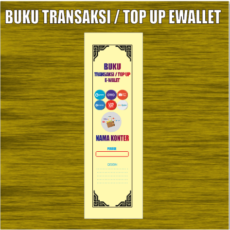 Buku transaksi e-walet / Buku transaksi top up e-wallet 2