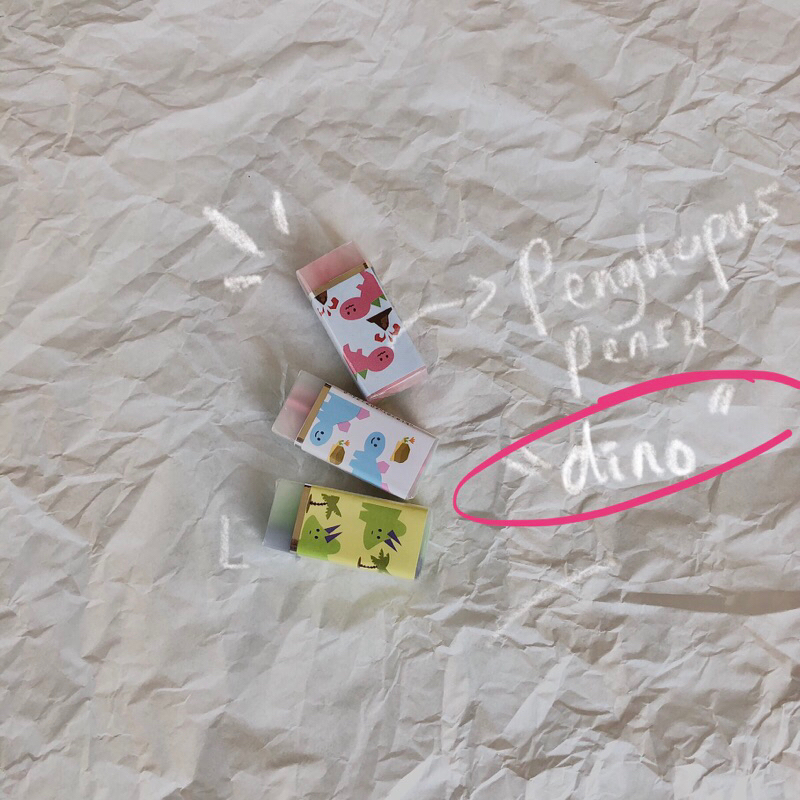 

penghapus pensil dino