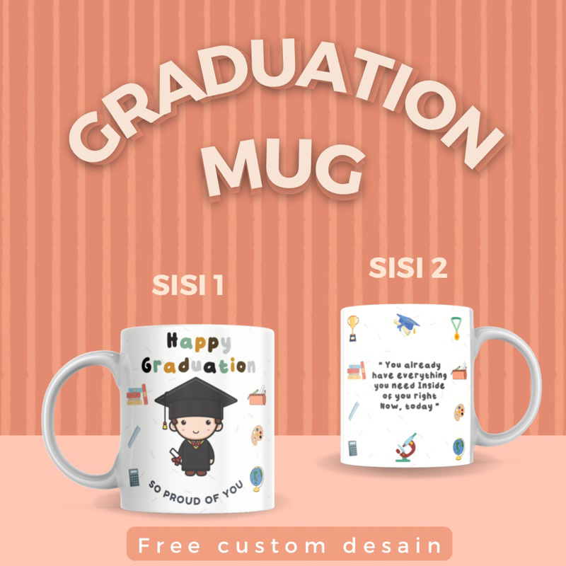 

graduation gift | mug graduation | custom mug | gelas graduation | gelas wisuda | custom gelas | gift wisuda | Hampers wisuda | Hampers graduation