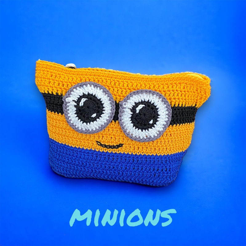 slingbag /Dompet Rajut Minion's