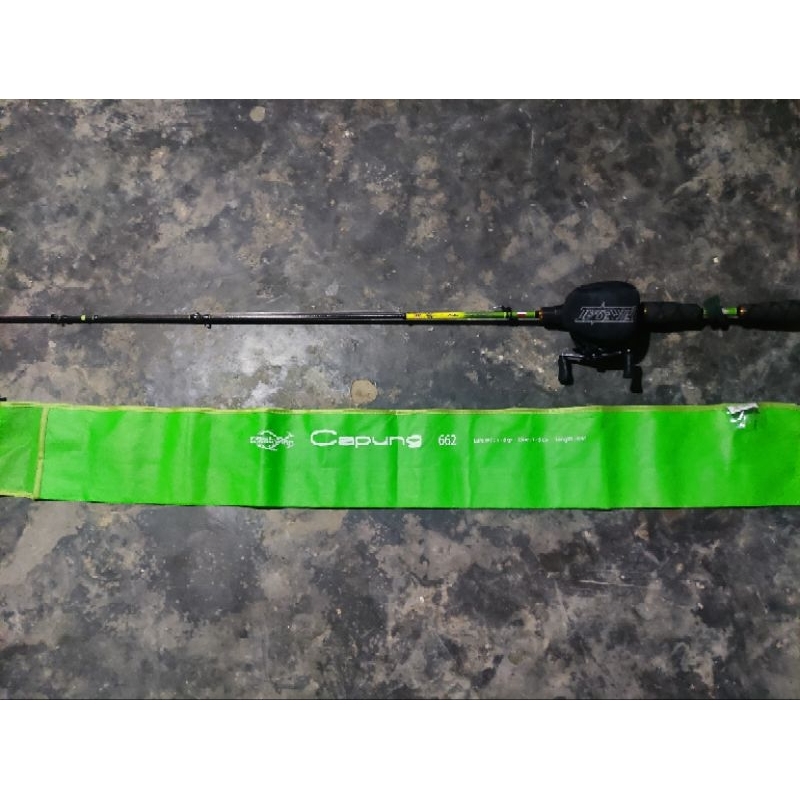 Joran/Rod BC Relix Nusantara Capung BC 662 Bekas / Second Exclude Reel