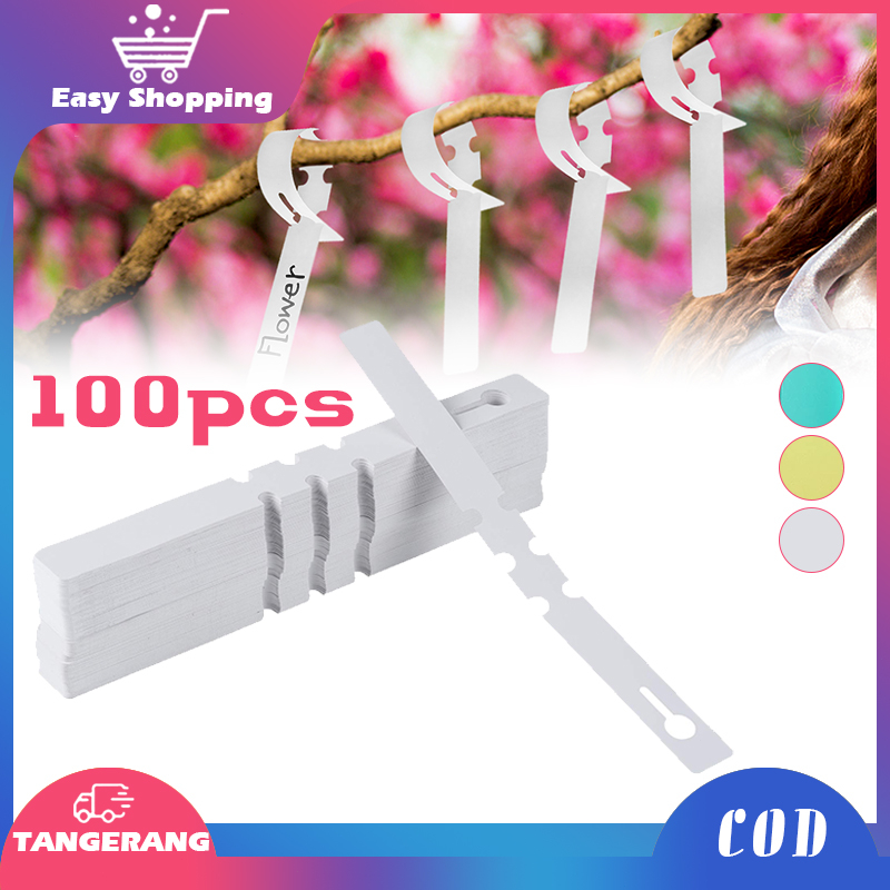 

Isi 100 Label Tanaman Anti Air Name Tag Pohon Pvc Plant Label Penanda Tanaman