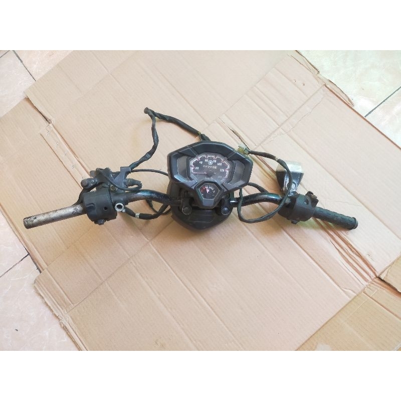 Fullset stang stir yamaha x ride 125 fi stang stir dudukan speedometer holder kiri kanan X ride 125 