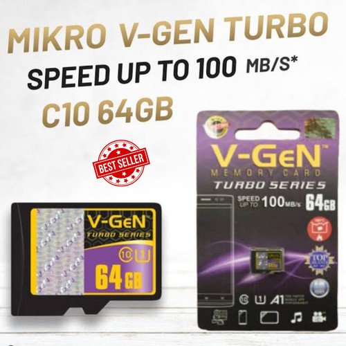 MMC CCTV V-GEN 100% Original 32GB 64GB 128GB Garansi Seumur Hidup