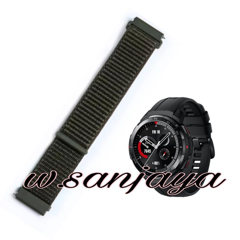 TALI JAM HONOR WATCH GS PRO HONOR WATCH MAGIC 2 46MM STRAP NILON BENANG WATCH VELCRO