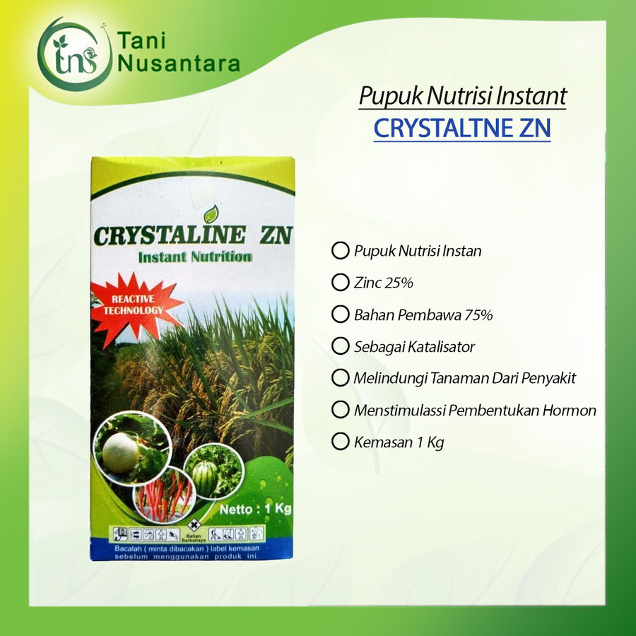 Pupuk Nutrisi Instant CRYSTALINE ZN