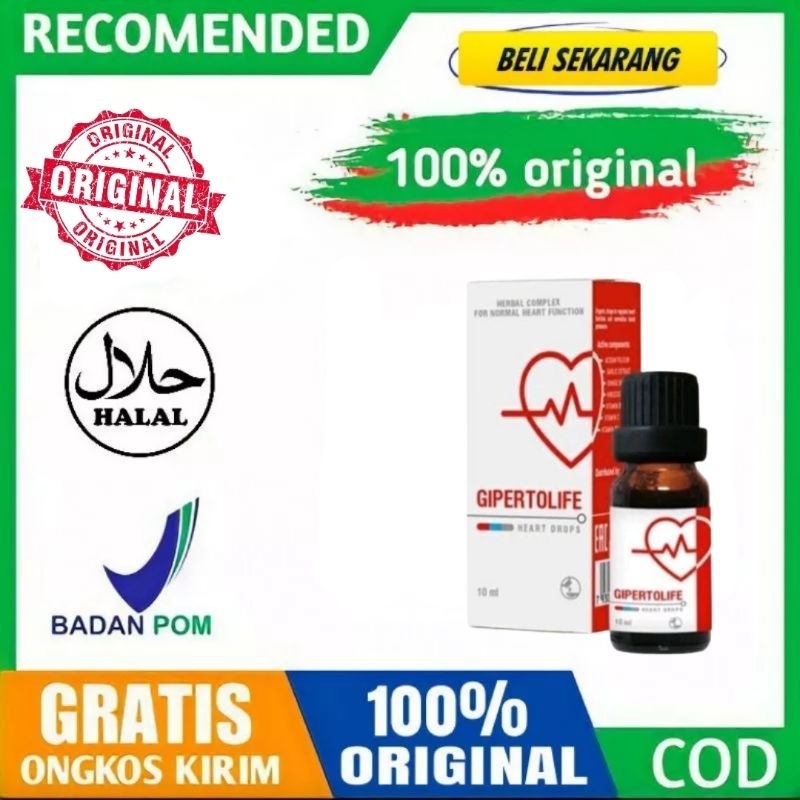 GIPERTOLIFE ASLI ORIGINAL OBAT HIPERTENSI ATASI STROKE DAN KOLESTROL