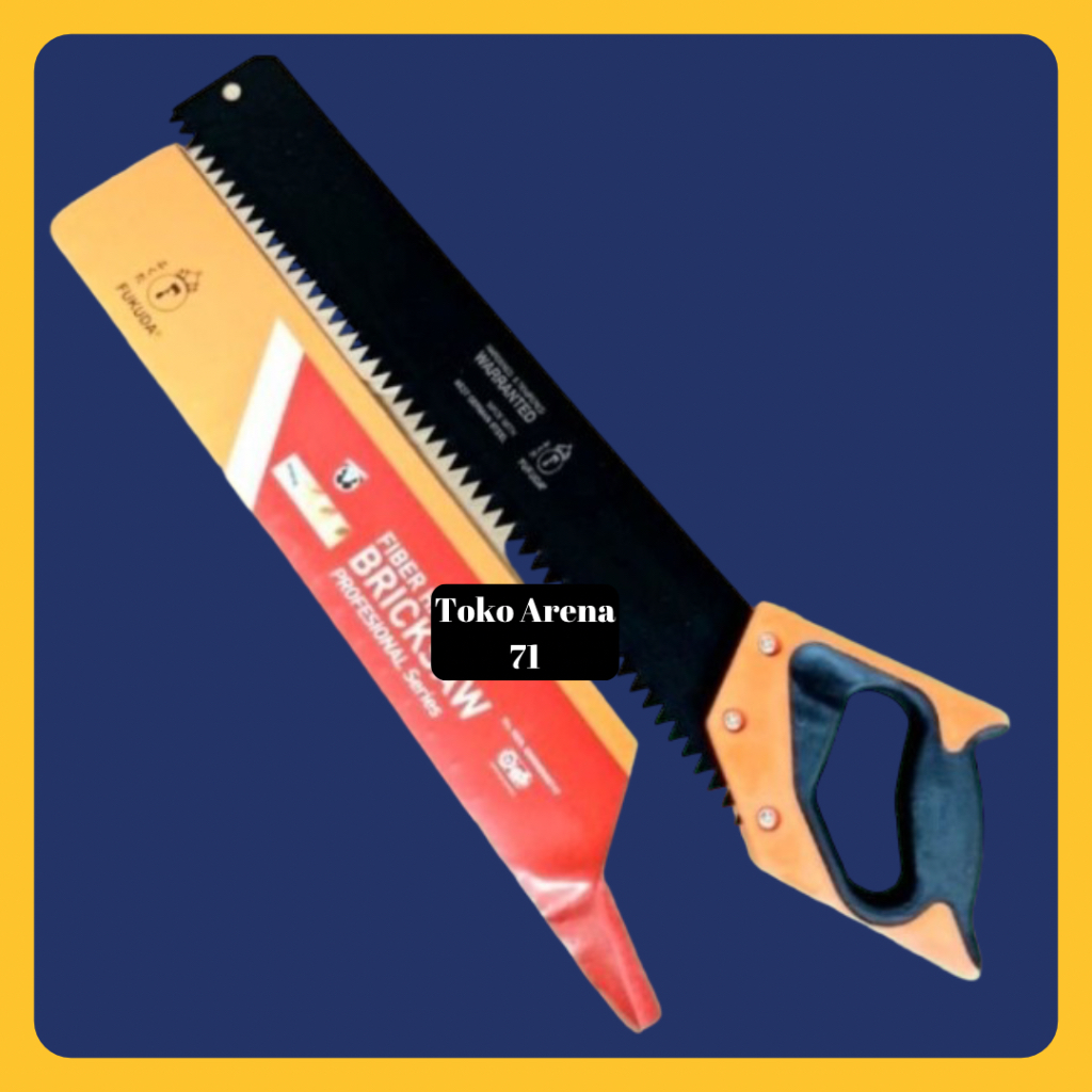 Gergaji Bata Ringan Fukuda Gergaji Hebel Gagang Karet heavy duty gagang fiber lapis karet bagus mura