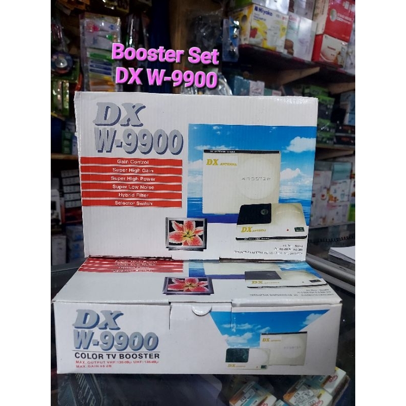 Booster DX-E9900/booster paket DX-W9900/Booster antena tv DX/BOOSTER TV SET ATAS BAWAH/TV BOOSTER