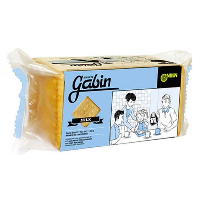 

Nissin Gabin Milk 140 gram Gabin Nissin Milk Kue Gabin Kue Kabin