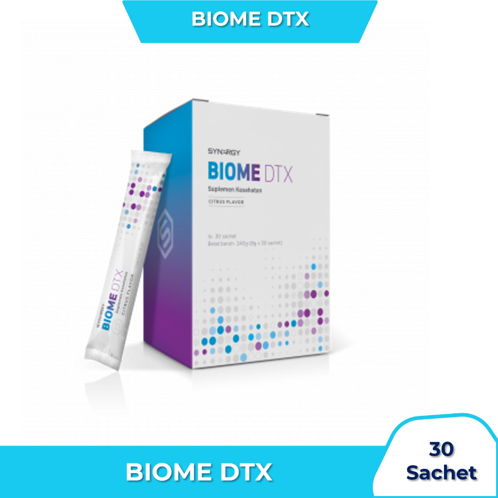 PROMO BIOME DTX vitamin untuk daya tahan tubuh | vitamin daya tahan tubuh dewasa | vitamin yang bagu