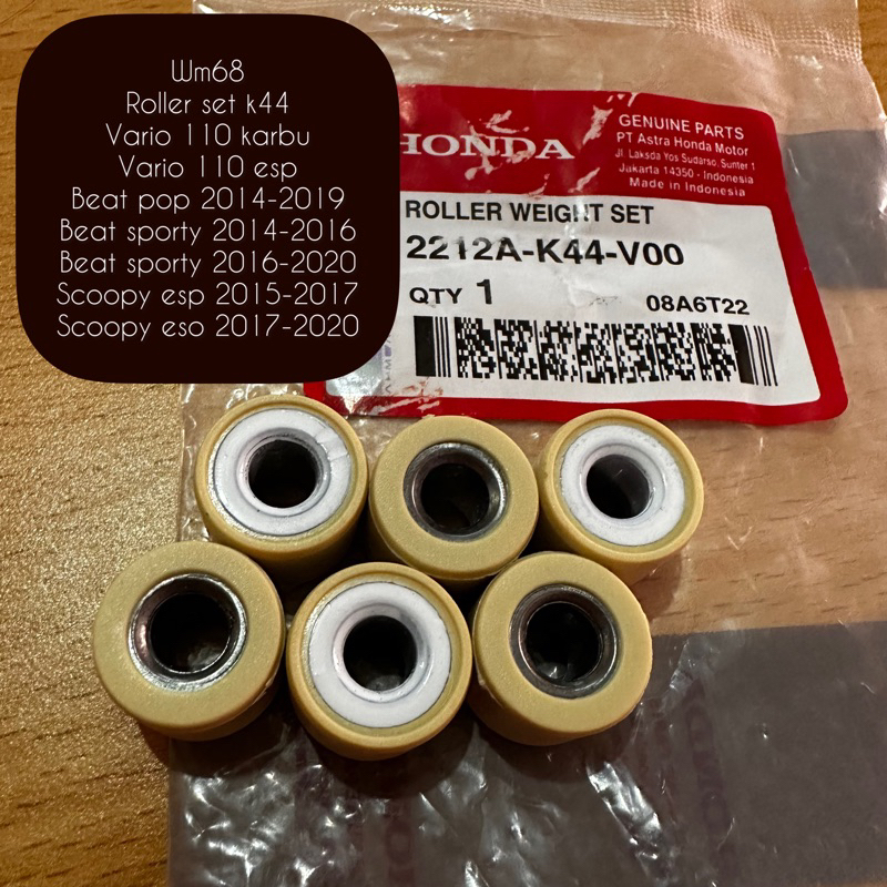 roller weight set k44 / roller set k44 beat pop