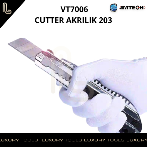 

Cutter Akrilik Amtech / Cutter + Isi cutter 5 pcs