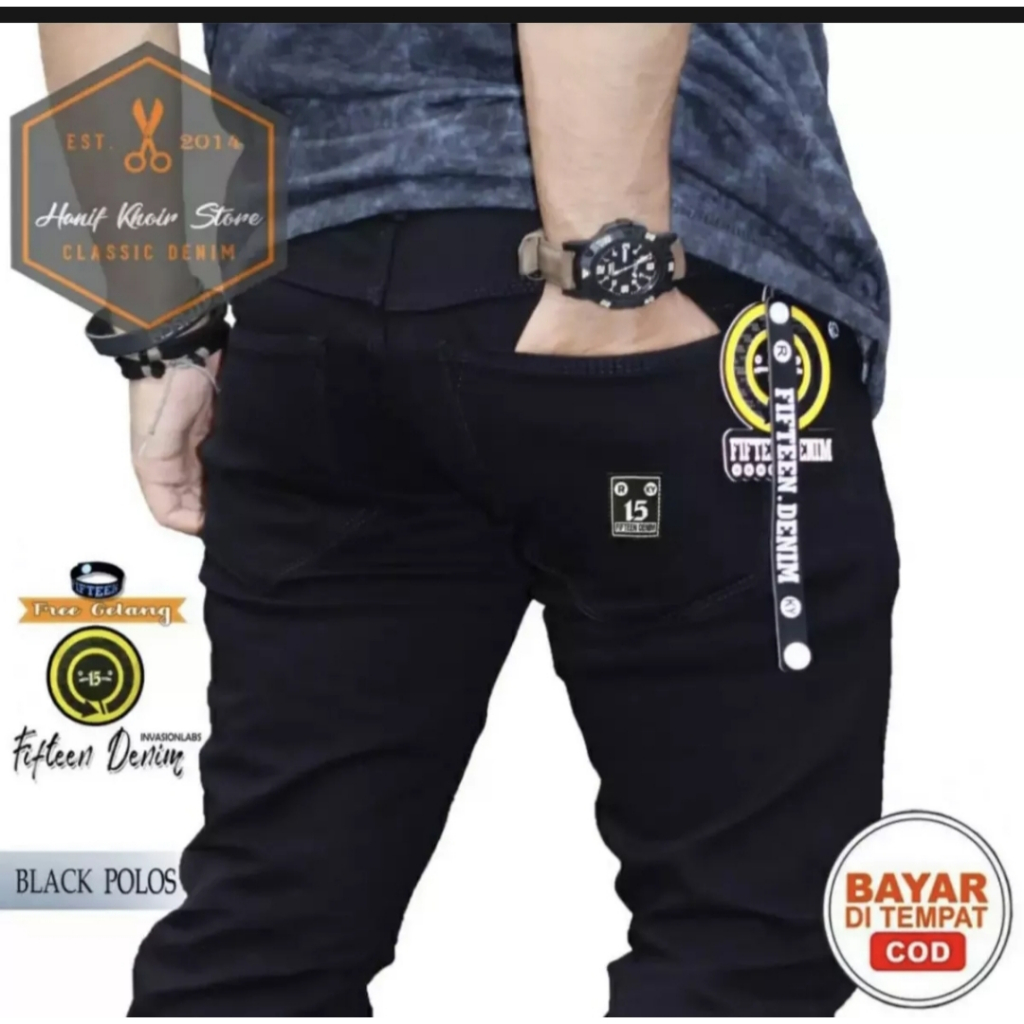 CELANA JEANS PRIA SKINNY CELANA PANJANG PRIA JEANS TERBARU MODEL CELANA PANJANG CELANA SLIMFIT PRIA 