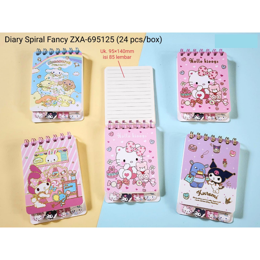 

notebook spiral/buku spiral sanrio ZXA695125