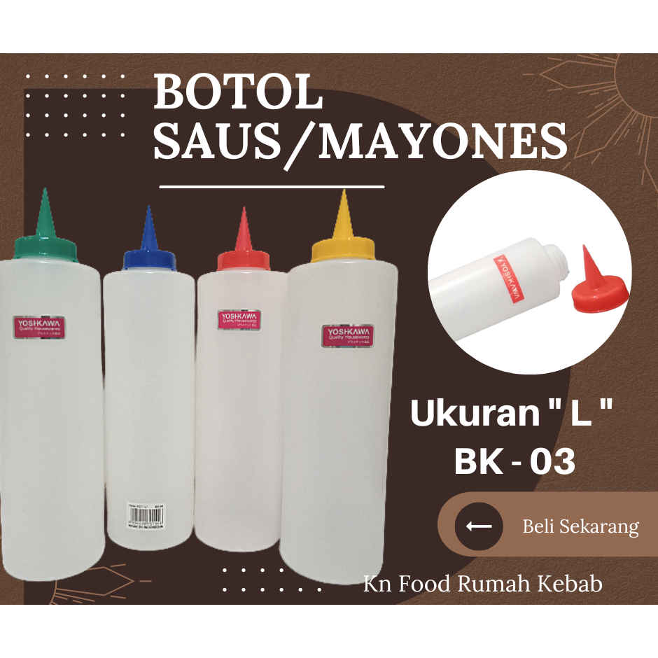 Botol Saus Tutup Lancip