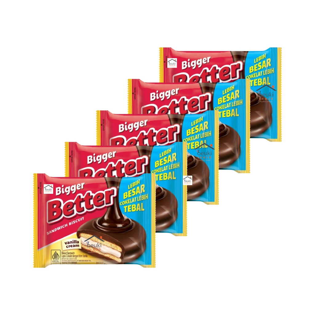 

5PCS Better Bigger Sandwich Biskuit Sandwich Lapis Coklat