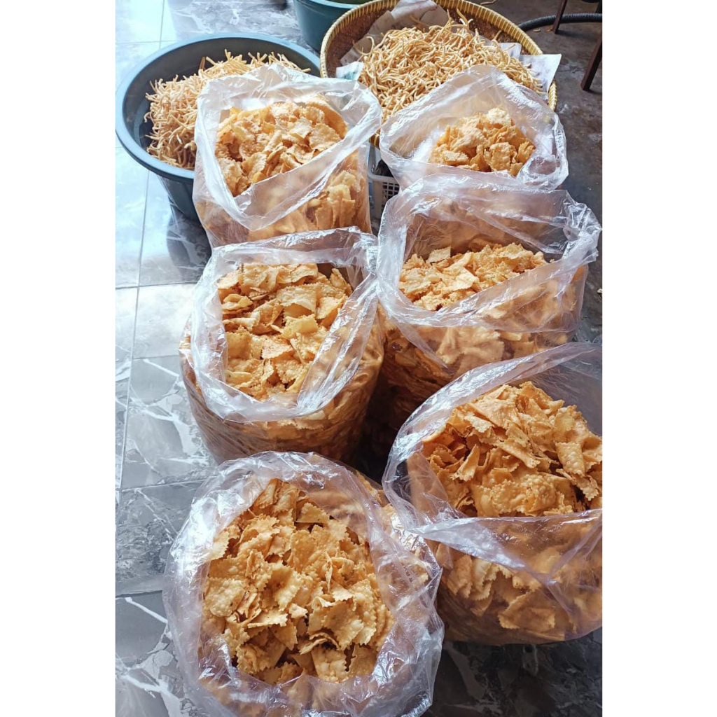 

Keripik Bawang dan Stik Bawang 1kg Asli Homemade