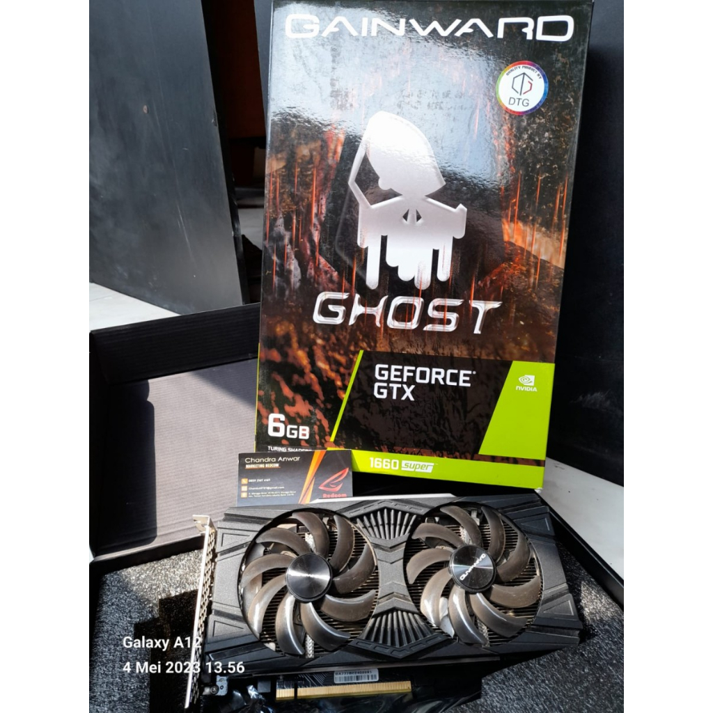 VGA NVIDIA GAINWARD Geforce GTX 1660 / GTX1660 SUPER GHOST OC 6GB GDDR6